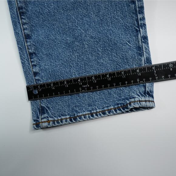 Buffalo David Bitton Jeans Mens 38x32 Ben Stretch Relaxed Tapered Medium Wash - Picture 13 of 13